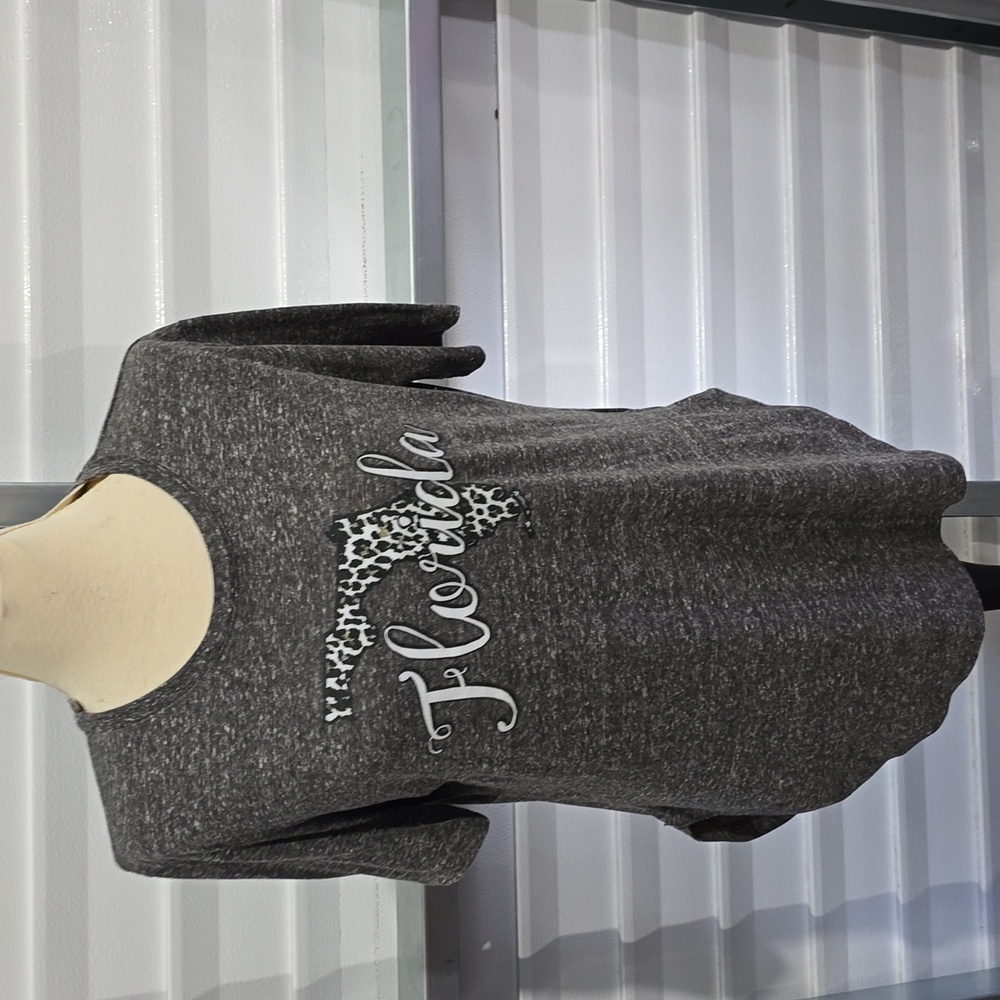 Royce Brand Womens Gray Florida T-Shirt‎  Size XL